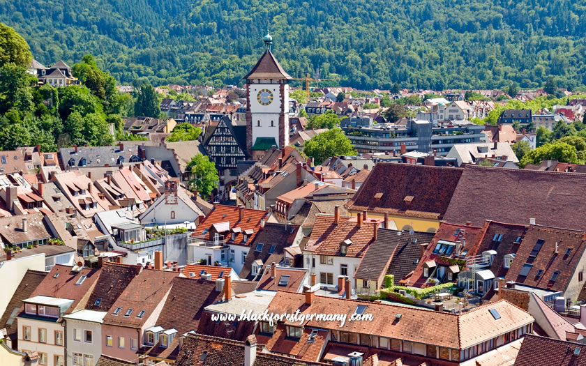 The medieval town of Freiburg im Breisgau