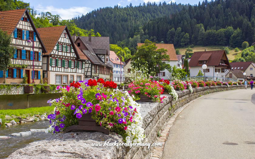 The village of Schiltach in the Black Forest